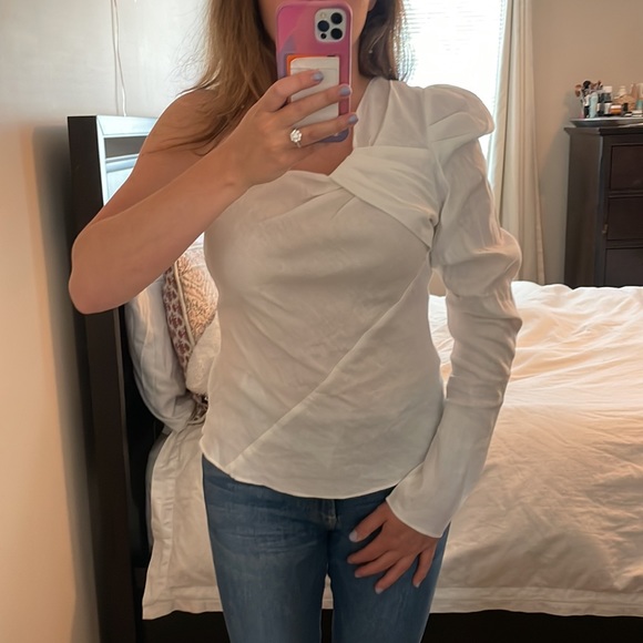 Endless rose, Asymmetrical Shoulder Top - Picture 5 of 9